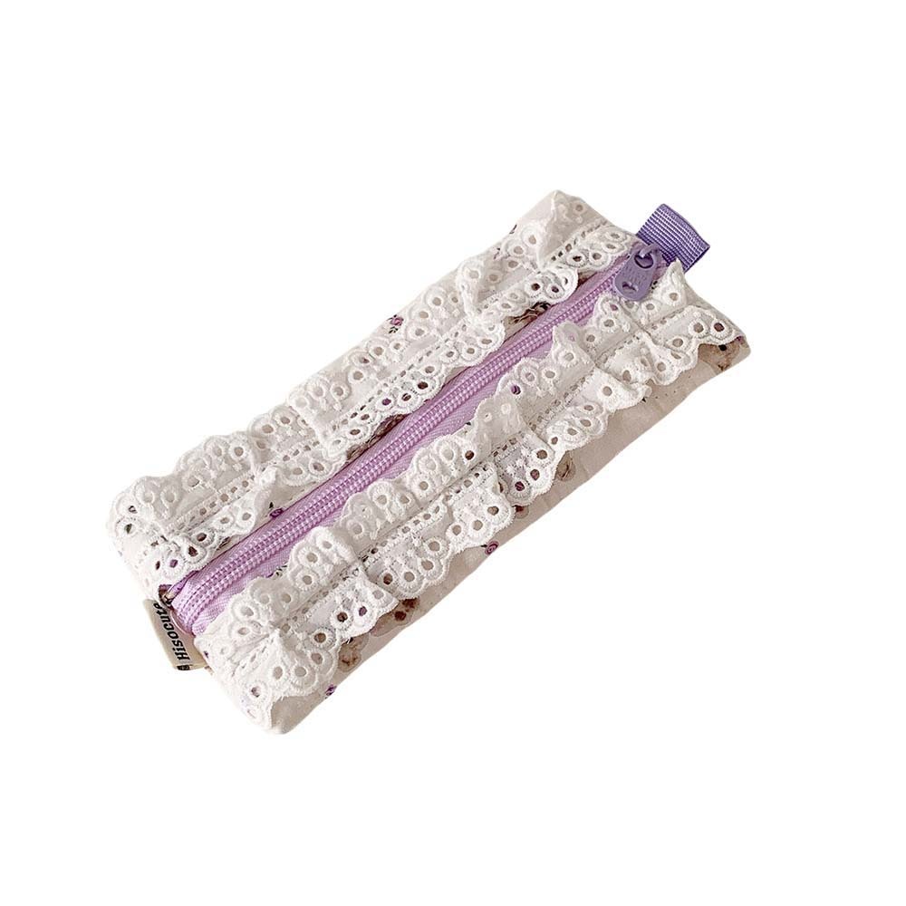 Aesthetic Large Pencil Case Pouch - Astuccio con Fiocco in Stile Coreano,