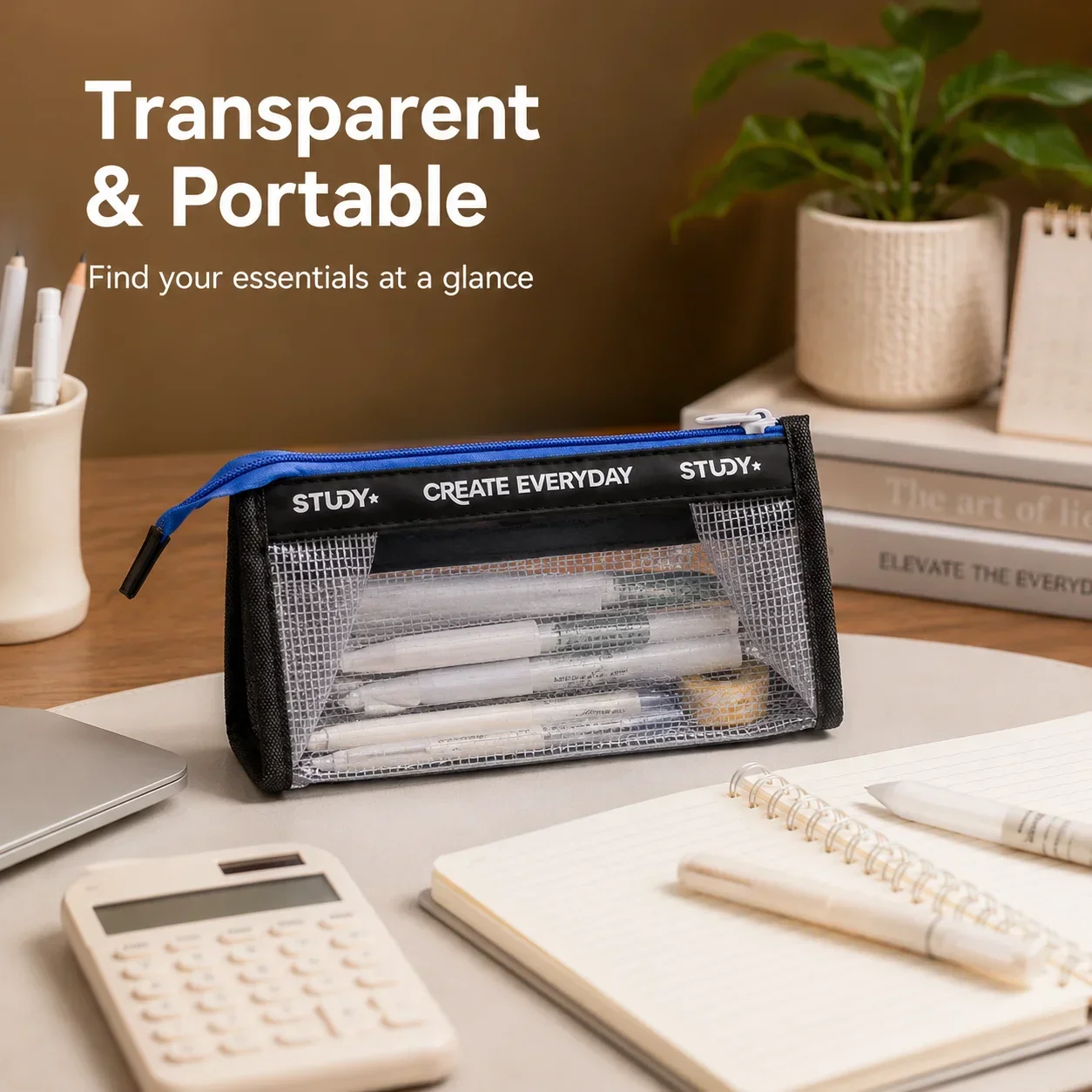 Astuccio Trasparente, Portapen - Aesthetic Large Pencil Case Pouch recensione e prezzo